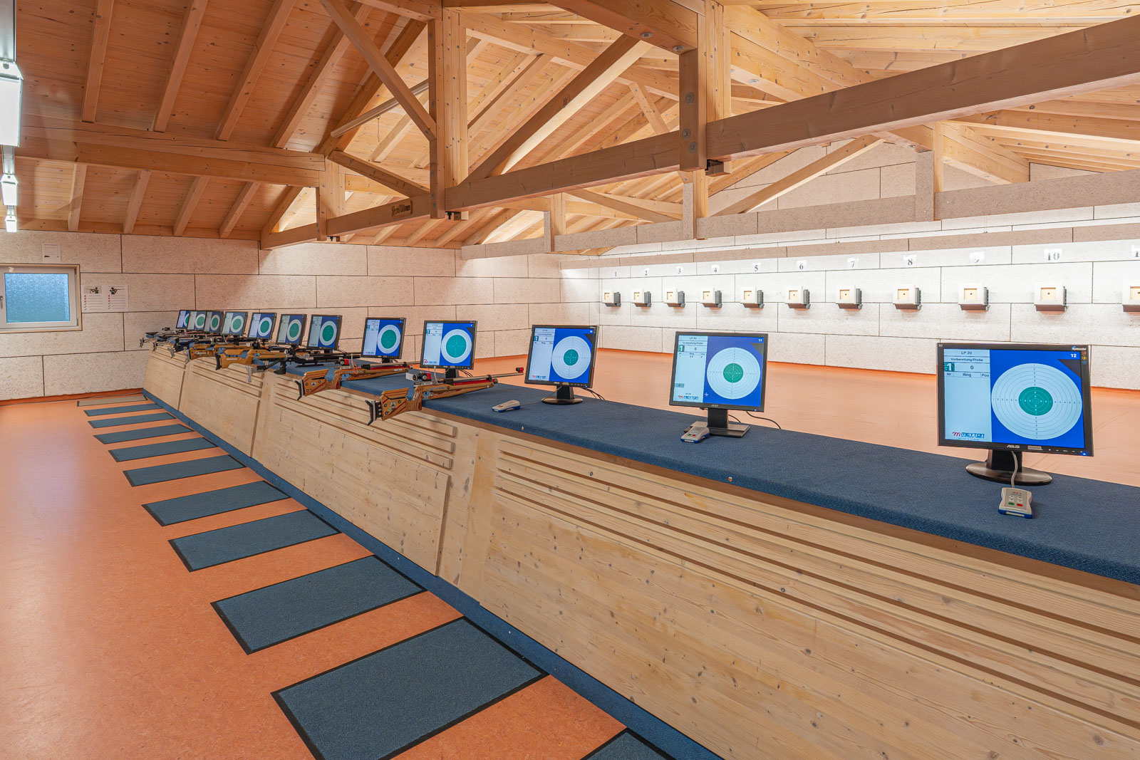 Schießstand in Seeg beim Gauschießen 2025