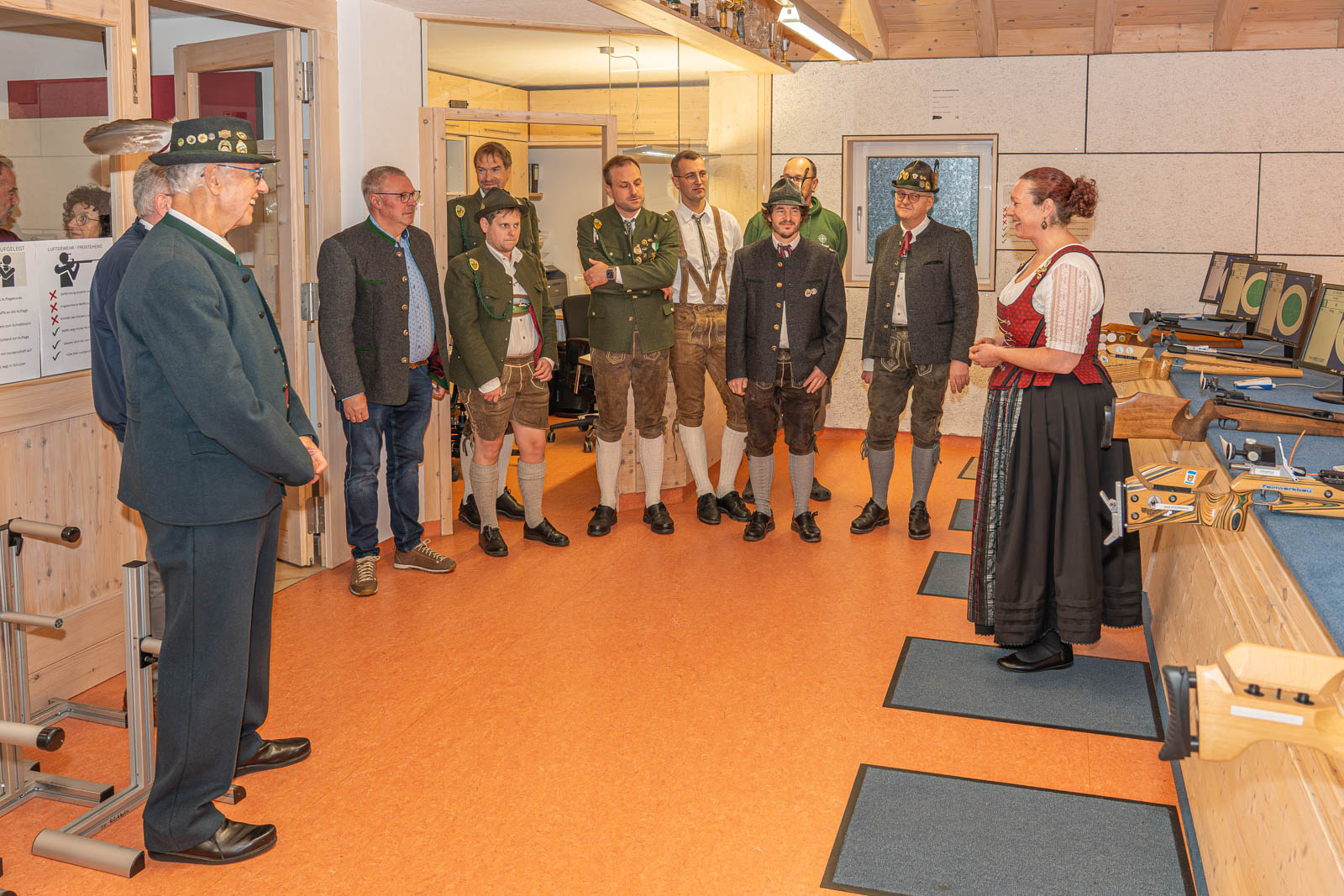 Begrüßung von Karolin Boxhorn beim Gauschießen 2025