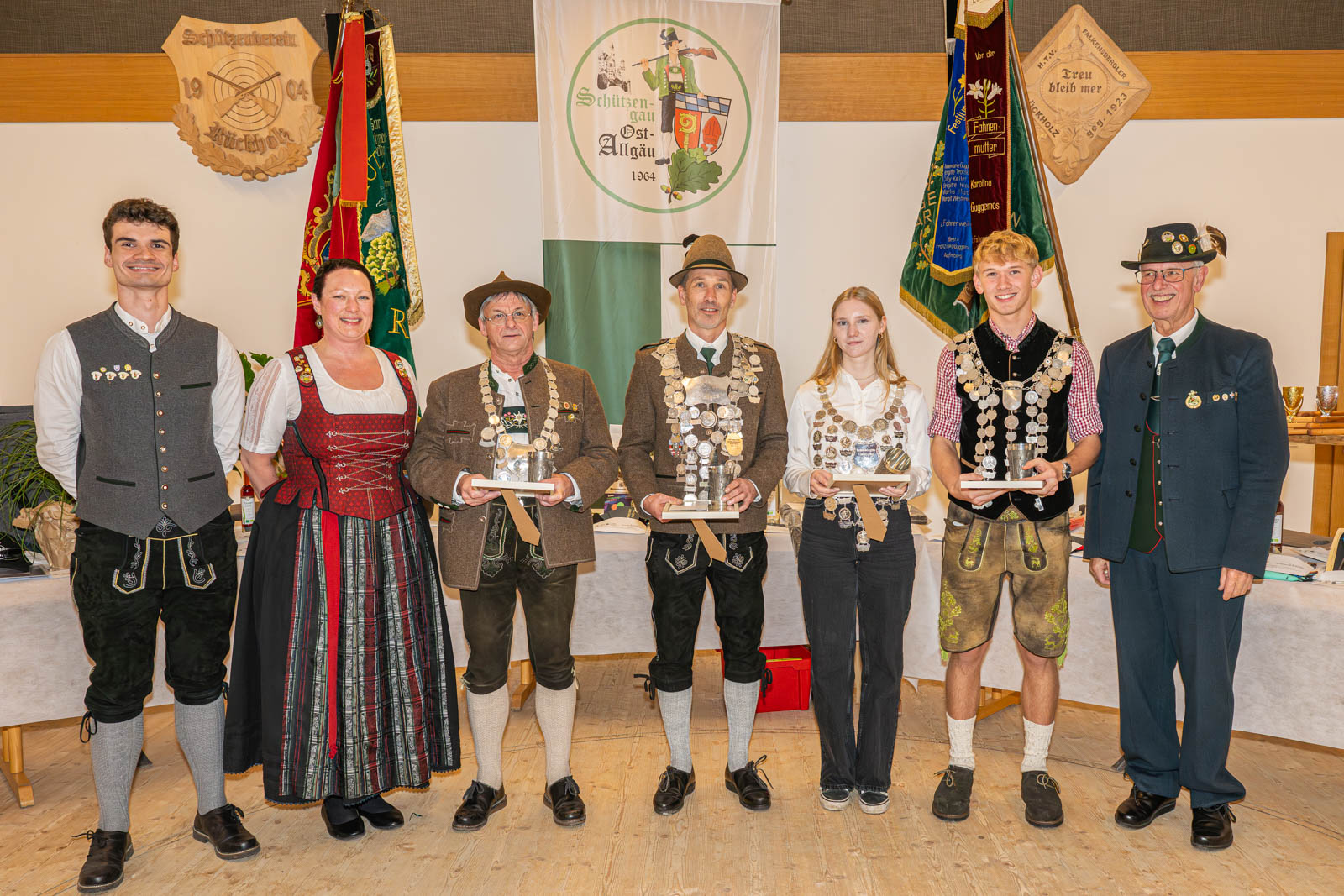 Neue Gauschützenkönige Ostallgäu 2025