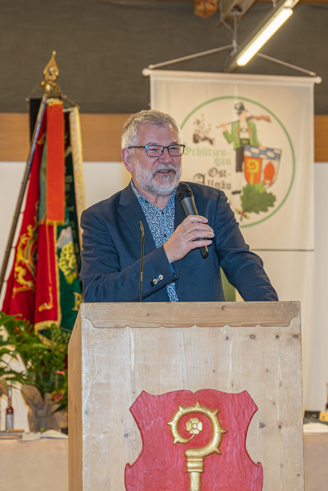 Hubert Endhart-Grußrede-stv Landrat - Gauschießen Ostallgäu 2025