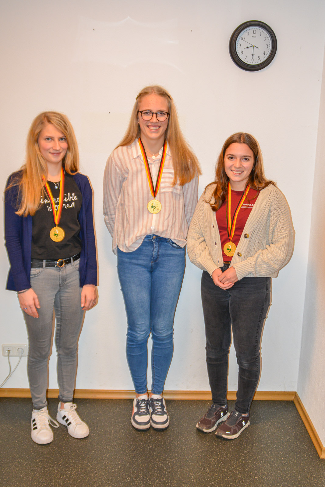 Gaujugendpokal 2025 - Sieger Junioren I - Buching - Niggel Tanja, Grieser Katharina, Braun Leonie