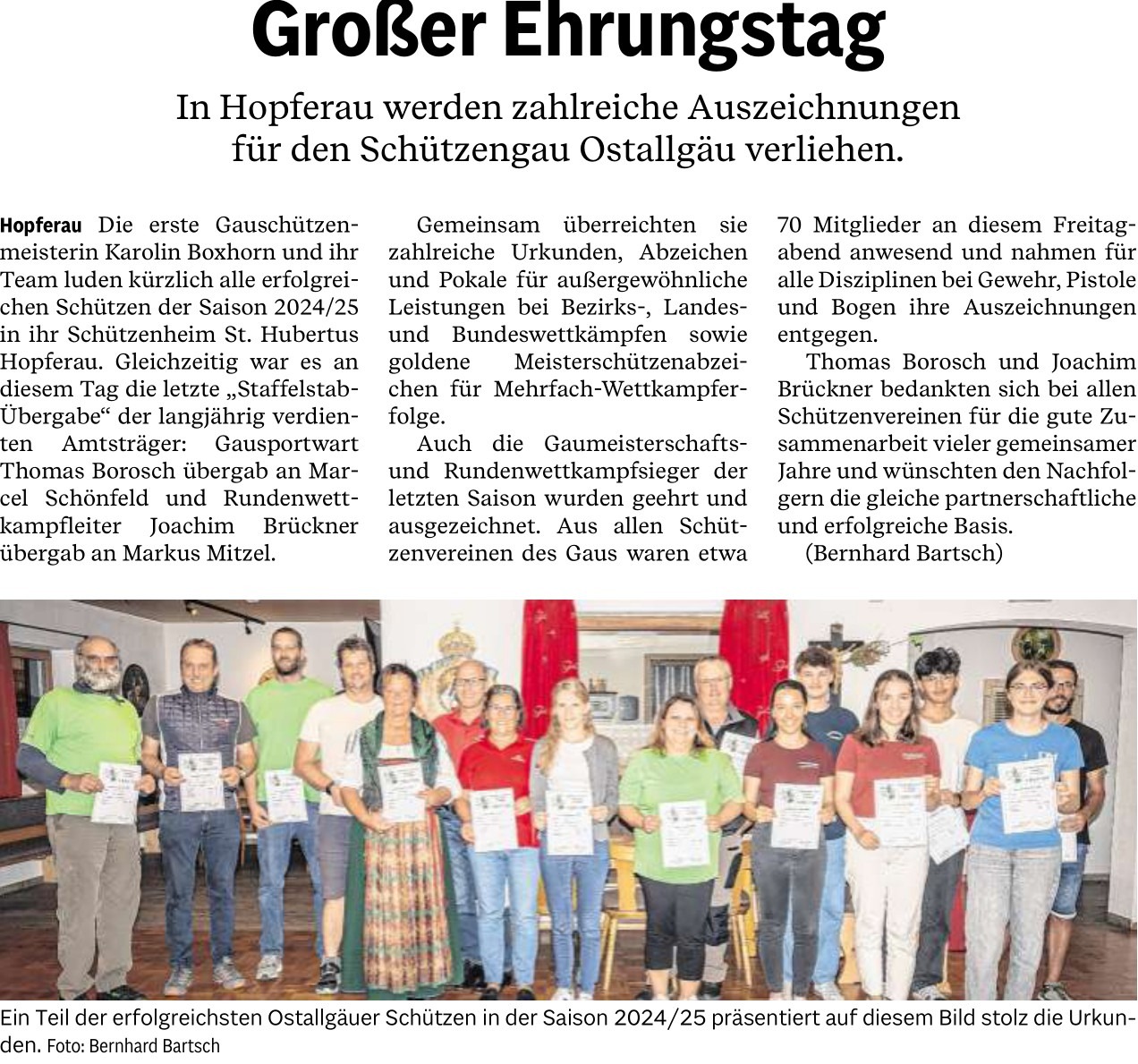 2025-09-26_Fussener Zeitung - Großer Ehrungstag