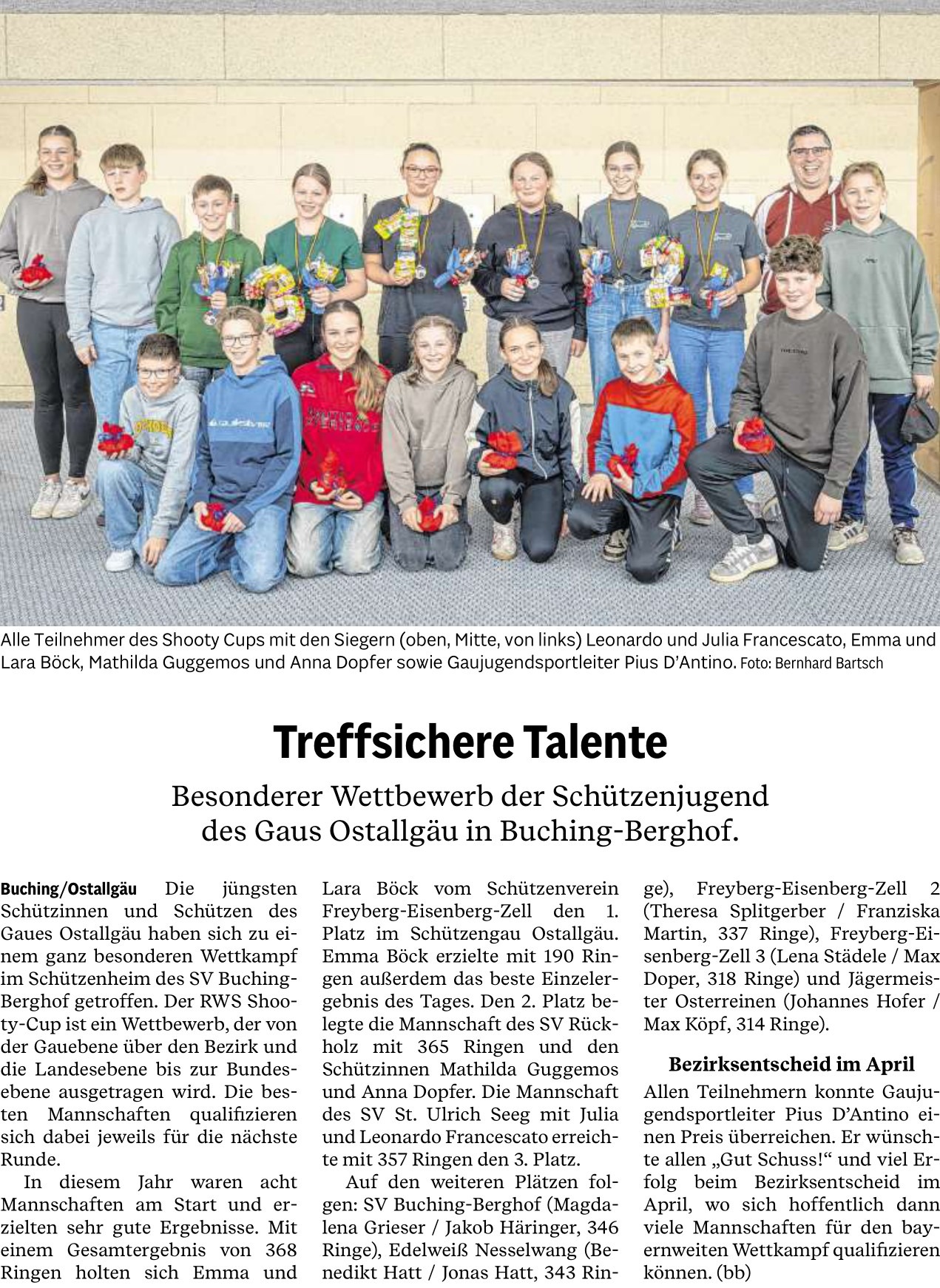 2026-03-12_Fussener Zeitung - Treffsichere Talente